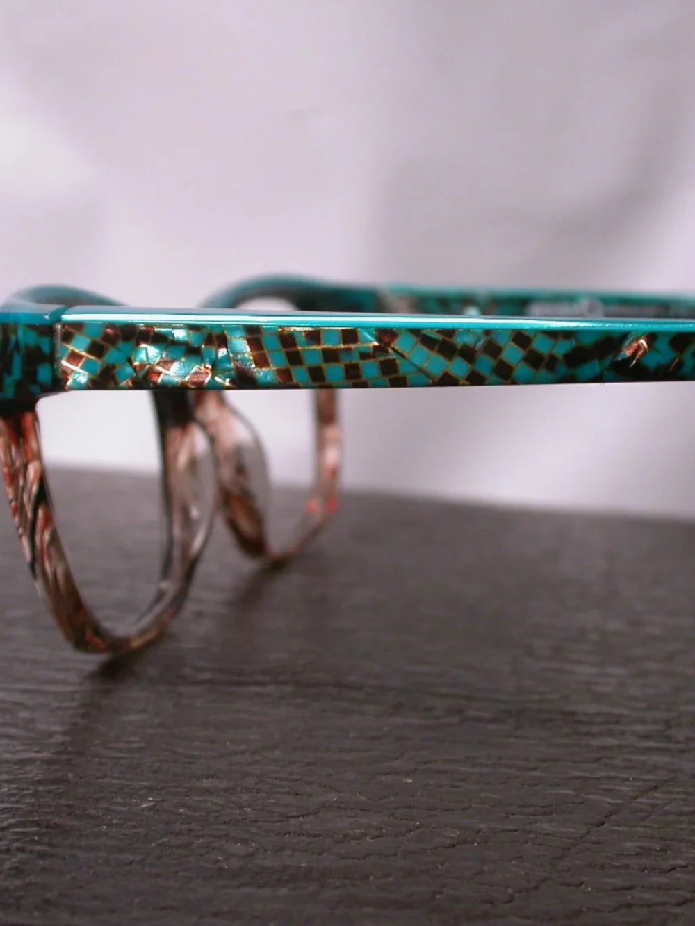 Etnia Barcelona Wels Teal Blue Green Clear Fashion Eyeglasses Frames Spain